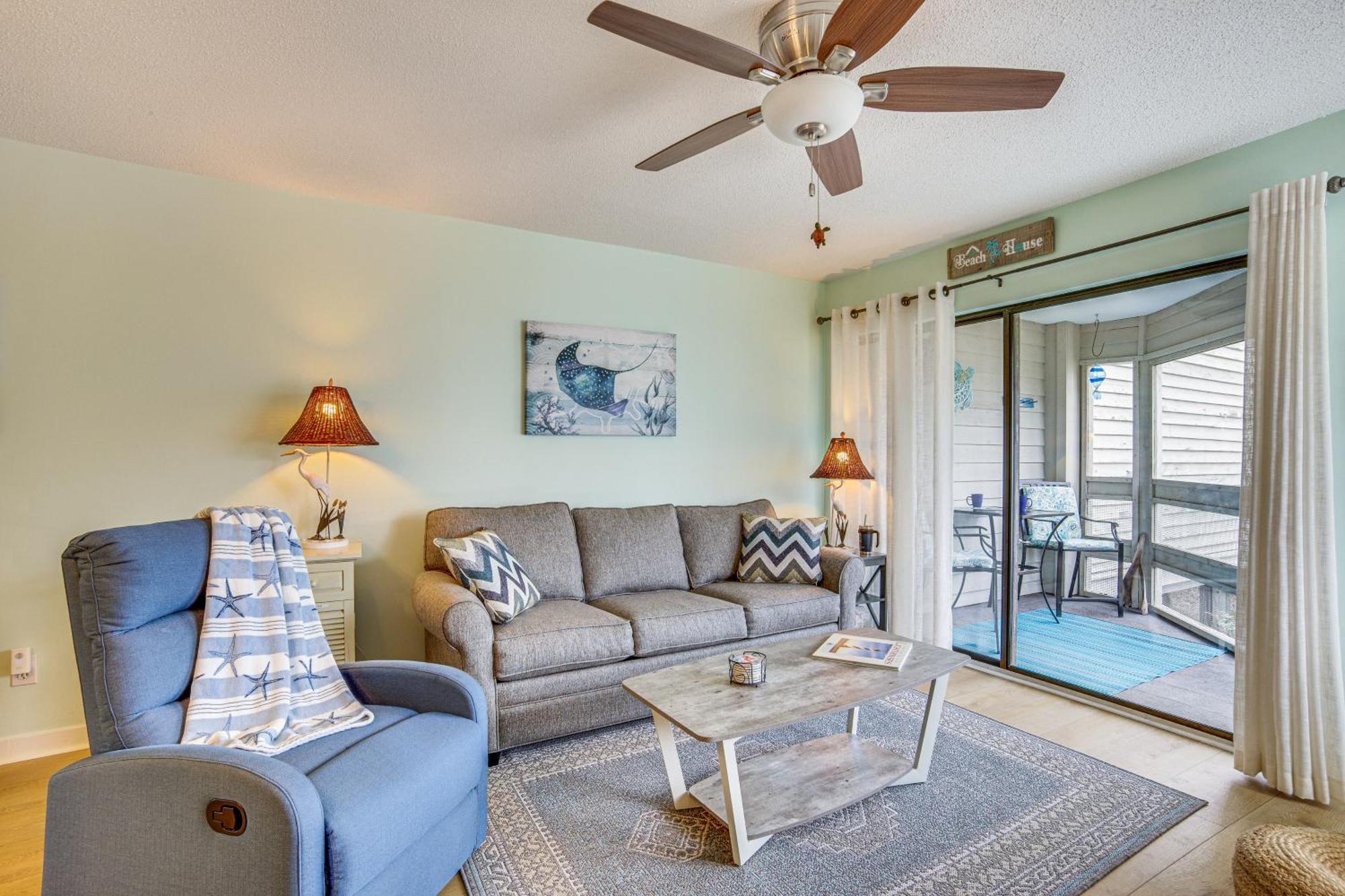 Ocean-View Saint Helena Island Condo - Pool Access Oceanmarsh Subdivision Kültér fotó