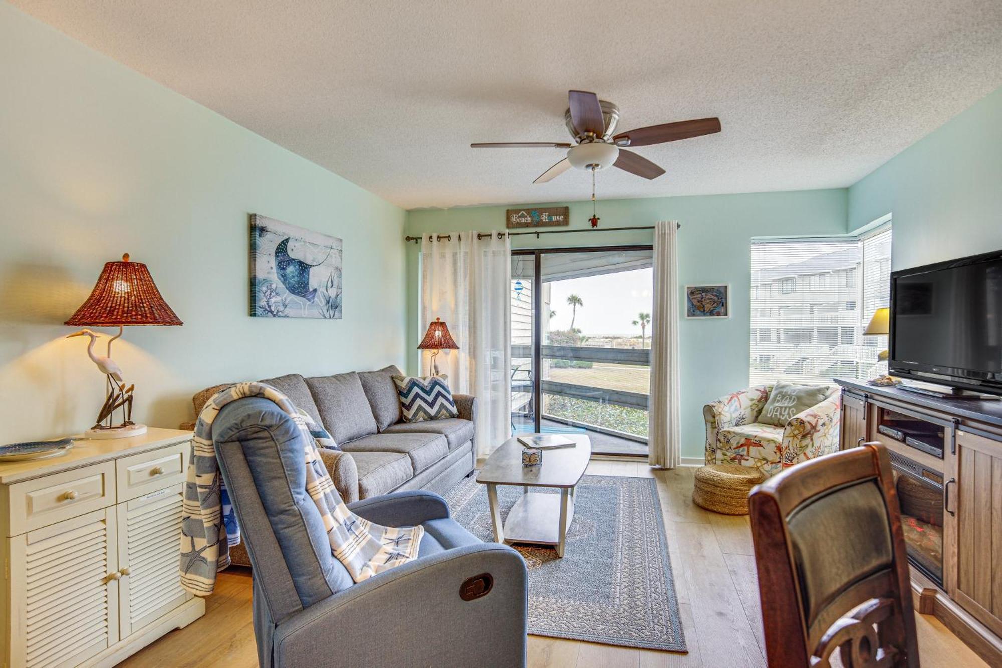 Ocean-View Saint Helena Island Condo - Pool Access Oceanmarsh Subdivision Kültér fotó
