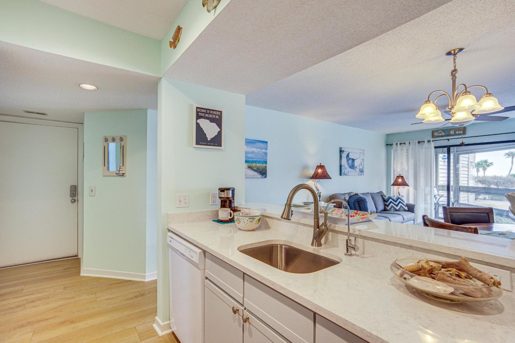 Ocean-View Saint Helena Island Condo - Pool Access Oceanmarsh Subdivision Kültér fotó