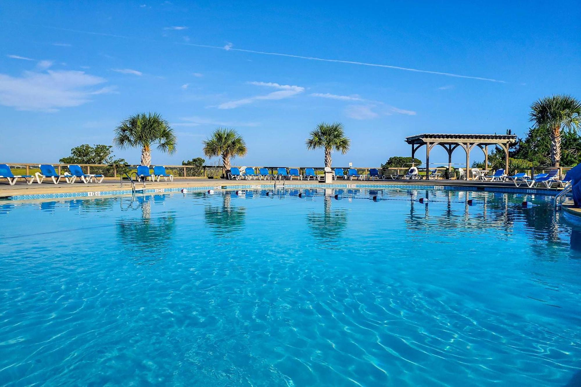 Ocean-View Saint Helena Island Condo - Pool Access Oceanmarsh Subdivision Kültér fotó